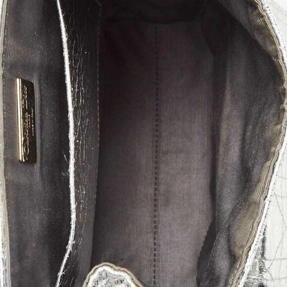Christian Dior Silver Cannage Quilted Leather Stardust Small Backpack Bag - Picture 6 of 12